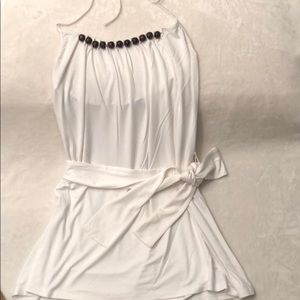 Cute halter top with belt